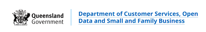 Department of Customer Services, Open Data and Small and Family Business